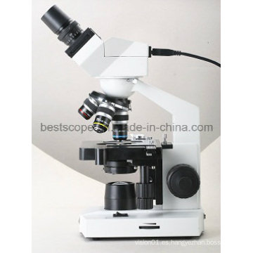 Microscopio Binocular Compuesto BS-2010bd de 1,3 Mega Píxeles CMOS Binocular